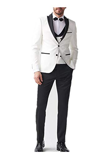 Costumes business formal de haute qualité en coupe ajustée avec finitions peak revers