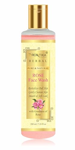 Image of 100% Natural Rose Face Wash For Toned, Radiant, Glowing Skin - All Skin Types-200ML