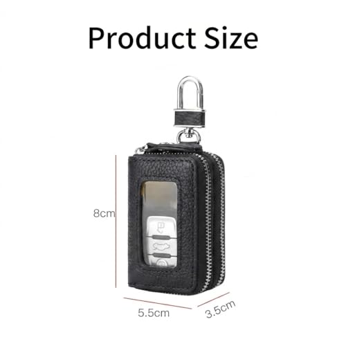 Pochette protection télécommande Xpeng G6 double zip antichoc noire