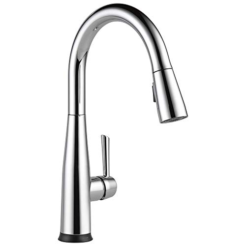 Delta Essa Chrome Touch Kitchen Faucet with Pull Down Sprayer, Modern Single Hole Touch On Kitchen Sink Faucet, Single Handle, Chrome 9113T-DST by DELTA - Used condition - US$207.12