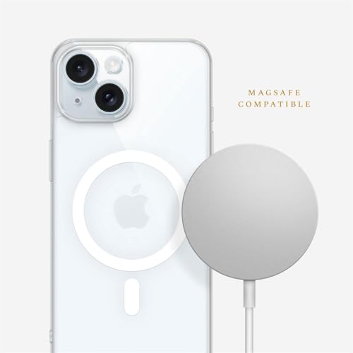 Coque iPhone 15 MagSafe transparente rigide résistante aux rayures Nova - 5