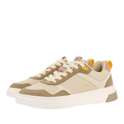Sneakers Beige Estilo Retro para Mujer AGLIENTU