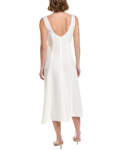 Image of Vince Women's Panelled Scoop Neck Dress