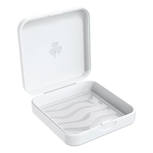 ARGOMAX Boîte gouttière aligneur 1pcs blanc 7.8x7.8x2.3cm