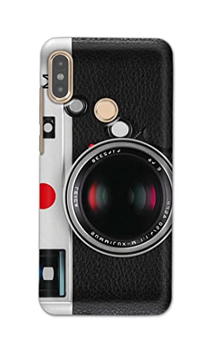 Image of Printed Hard Back Cover Case for Mi Redmi Note 5 Pro Back Cover (Vintage Camera) -702