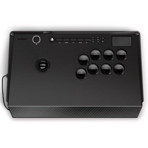 【ソニー公式ライセンス取得商品】 Qanba Titan Arcade Joystick クァンバ タイタン アーケード ジョイスティック (PlayStation 5 / PlayStation 4 / PC) 格闘ゲームスキルを上げたいユーザーに最適なアケコン 三和電子製ジョイスティックレバー、押しボタン採用