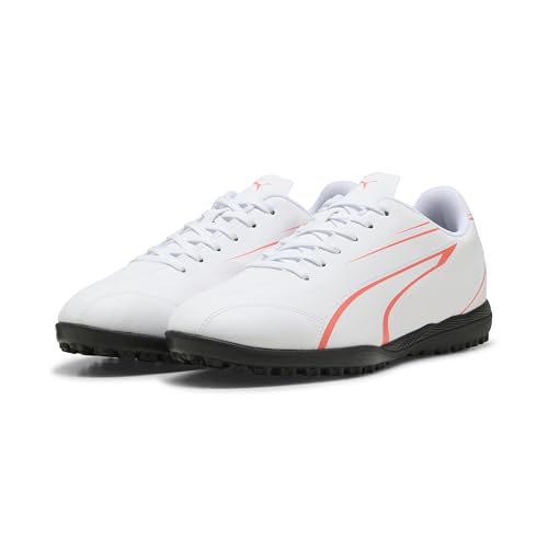 PUMA, Multitacos De Fútbol Vitoria TT, Hombre, Blanco Y Naranja, Talla 28,5, Zapatillas, White, 44 EU