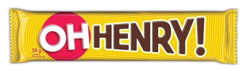 HERSHEY'S Oh Henry! Chocolatey Candy Bars,, 24Count ()