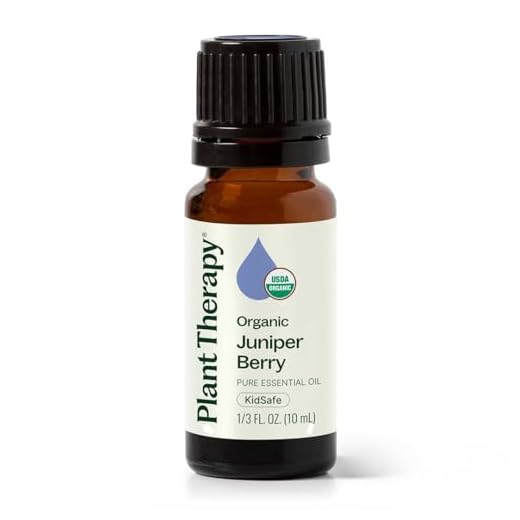 Plant Therapy Organic Juniper Berry Essential Oil 100% Pure, Undiluted, Natural Aromatherapy, Therapeutic Grade 10 mL (1/3 oz)