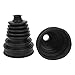 Universal CV Boot Kit - Constant Velocity Joint Boots for Drive Shaft, Flexible Durable Rubber Replacement CV Axle Boot Covers, Fits Most Cars & Trucks (Black)
