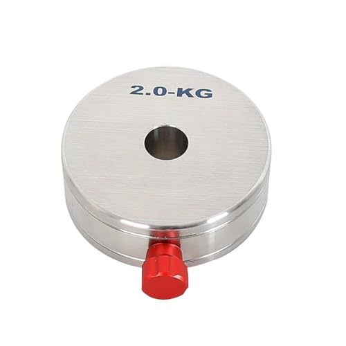 Contrapeso de acero inoxidable 2 kg y eje de 20 mm para telescopio astronómico