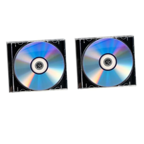 BESPORTBLE 2 Juegos De Discos DVD-r Vírgenes, Discos Grabables, DVD-r Imprimibles, CD De Datos En Blanco con Estuche para Videograbadora.