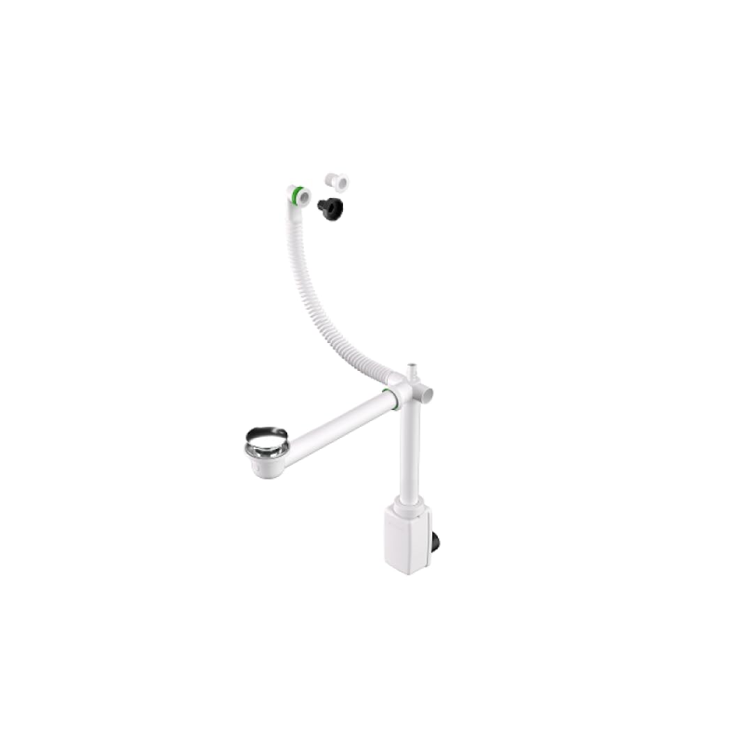 Kiamami Valentina - Piletta di Scarico Click Clack con Sifone Salvaspazio | Compatibile con Lavandini e Mobili | Dimensioni Ridotte | Facile Installazione