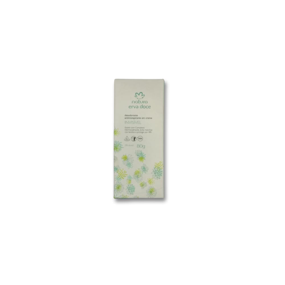 NATURA ERVA DOCE DESODORANTE EM CREME INVISIVEL 80G
