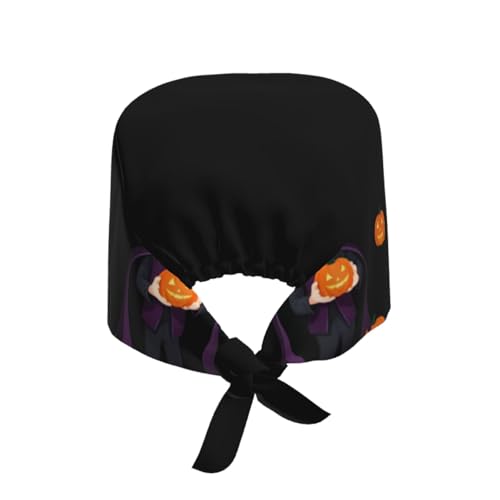 Breathable Work Hat Little boy in Vampire Costume Printed Premium Peach Skin Velvet Adjustable, Soft, Versatile2