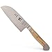 Güde Cuchillo Santoku Forjado, 14 cm, Madera, Alpha-Olive-Doble virola, Hecho a Mano en Alemania, Chrome Steel, Marrón