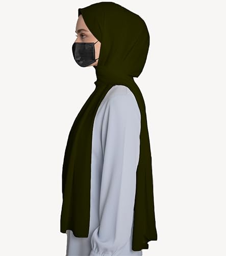 Image of Premium Georgette Hijab for Women, Lightweight and Breathable | 180x70 cm