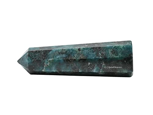 Image of Crystal Heaven Certified Chrome Diopside Tower Obelisk Point For Chakra, Healing And Balancing - Aaa Grade Original Certified Gemstone Agate For Reiki Meditation Yoga Spiritual (2-3 Inches)
