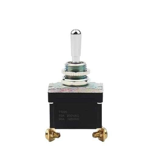 Interrupteur à bascule étanche IP67 avec connexion à vis 6 plots