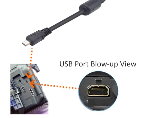 USB Picture Transfer Charge Cable with USB-C Connector UC-E6 UC-E16 UC-E17 for Select Nikon Coolpix/DSLR Cameras for PC, iPhone 15, Smartphone, MacBook (See Product Details, Pictures Before Buying) by ienza - Image 4