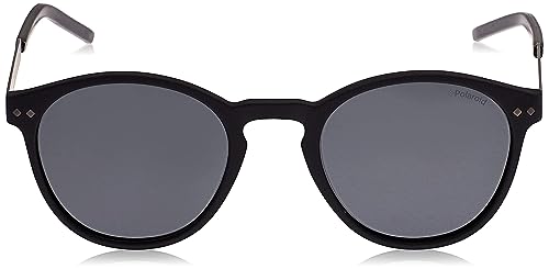 Polaroid Sunglasses Women's PLD 1029/S Polarized Oval Sunglasses, MTT Black, 50 mm2