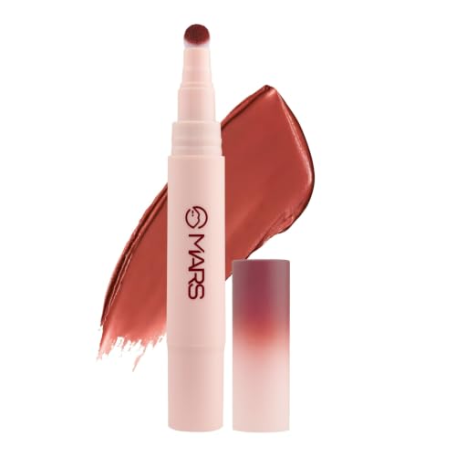 Image of MARS Lip Fuzz Blurring Lip Cream with Cushion Tip Applicator | Paraben-Free | Air-Soft Matte Lipstick | Blurred Finish | One Swipe High Color Payoff | 3 ml (07-SOFT CORE)