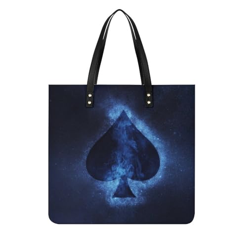 Sac shopping cartes à jouer grand tote bag imprimé pour vos voyages