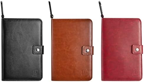 Handy Picks Golf Scorecard Holder n Yardage Book Cover - Divot Repair Tool, Ball Marker, Golf Tees, Scorer, Pencil n Scorecards Included - Gift for Golfers