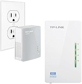 TP-Link AV500 2-Port Powerline Gigabit Wi-Fi Adapter Kit, 2-Kit (TL-WPA4220 KIT) (Renewed)