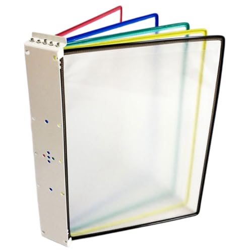 Porte-document mural A4 transparent et organisateur de bureau pour affichage professionnel - 2