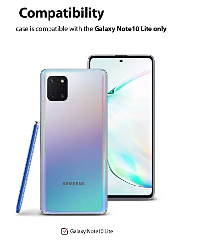 Image of NISHTECH for Samsung Galaxy Note 10 Lite Premium Transparent Hybrid Soft Slim Dust Proof Back Case Cover with Camera Protection