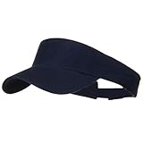 Pro Style Cotton Twill Washed Visor - Navy