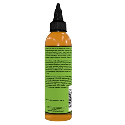 Okay 100% Pure Olive Oil For Skin And Hair 4Oz / 118Ml #TOP2