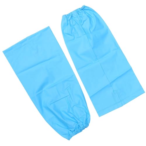 HOMOCONO Pantalones Impermeables Banda Elástica y Material PVC, Protectores de Piernas Portátiles Ideales para Días Lluviosos y Exteriores