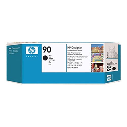 HP 90 Black DesignJet Printhead & Printhead Cleaner (C5054A) for DesignJet 4500 MFP, 4500 & 4000 Series Large Format Printers