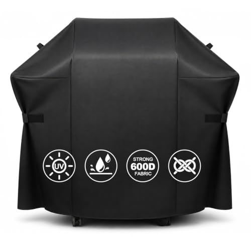 Image of 48 Inch 600D Heavy Duty BBQ Cover for Weber Spirit 2 Gas Grill