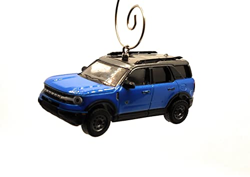 Christmas Ornament for 2022 Ford Bronco Sport Badlands Blue