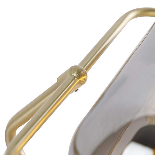 Lampe De Table Elif - 1 Lumière - 25 Cm - Noir Et Or Moderne Eclairage Interieur Salon I Chambre 85504599