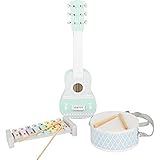 Los instrumentos fomentan la creatividad de los niños y son populares entre los padres y los niños por igual gracias a su diseño moderno y a su combinación de colores uniformes.