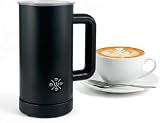 Baroni Home Montalatte Elettrico 4 in 1, Schiumalatte Automatico Caldo e Freddo, 4 Modalit...