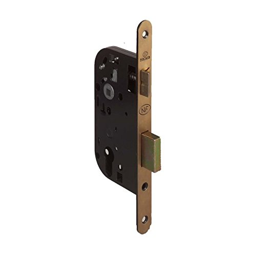 Bricard 2608 Serrure à encastrer Axe 50 mm pour Porte d’Entrée, Norme NF, Coloris Noir