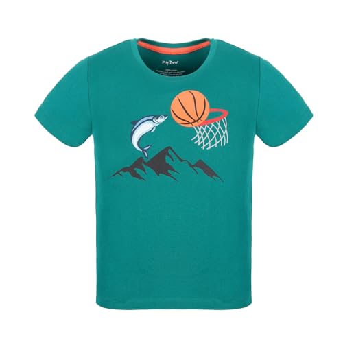 My Bow 2 Pack Round Neck Basketball and Shining Star Printed T-Shirts4