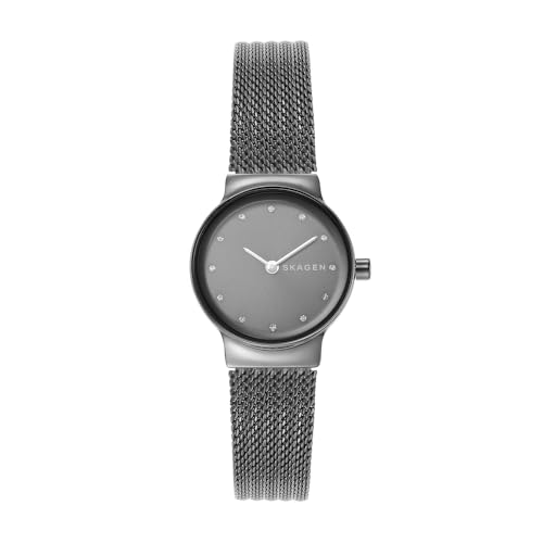 Skagen Freja Lille Damenuhr, Quarz-Zweizeigerwerk mit Edelstahl- oder Lederarmband