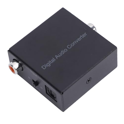 Convertidor Coaxial a óptico bidireccional adaptador audio digital Toslink para altavoz y DVD 7