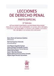 LECCIONES DE DERECHO PENAL PARTE ESPECIAL 3ª EDICION