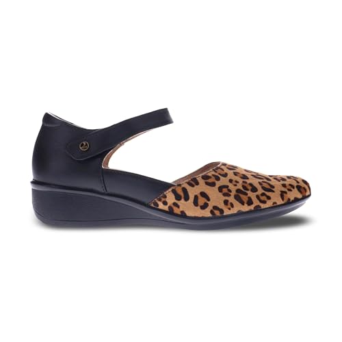 Image of Revere Osaka Mary Jane - Premium Leather - Orthotic-Friendly Removable Insoles - Adjustable Strap - Arch Support - Stylish Wedges for All-Day Comfort