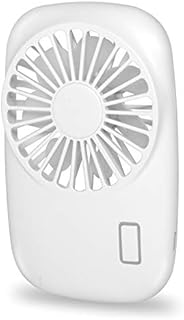 ibohr Handheld Fan Mini Fan Powerful Small Personal Portable Fan Speed Adjustable USB Rechargeable Pocket Fan for Home Office Outdoor Travel, White