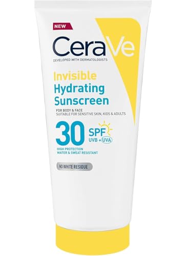 CeraVe Invisible Hydrating Sunscreen SPF 30 For Body & Face 177ml