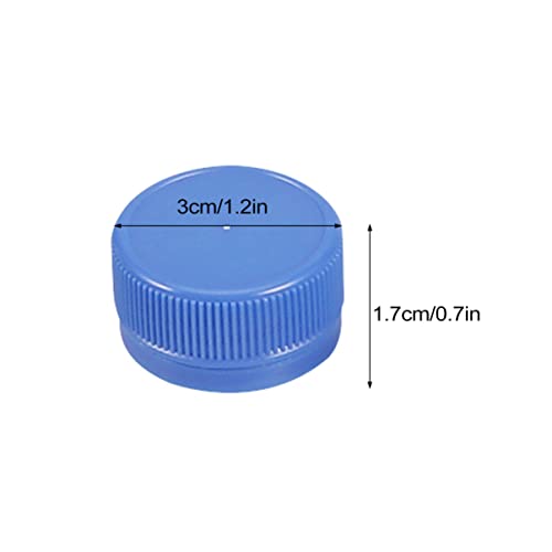 Image of Healifty Child DIY, 100pcs 30mm Bottles Lids, Container Lids for DIY Craft Development of Childrens Intelligence Glass Drinking Jars
