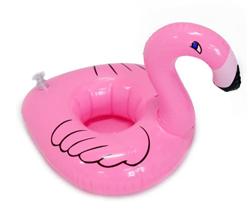 Bargain Wells Flamingo Inflatable Drink Holder – Pool Bath Hot Tub Cup Float